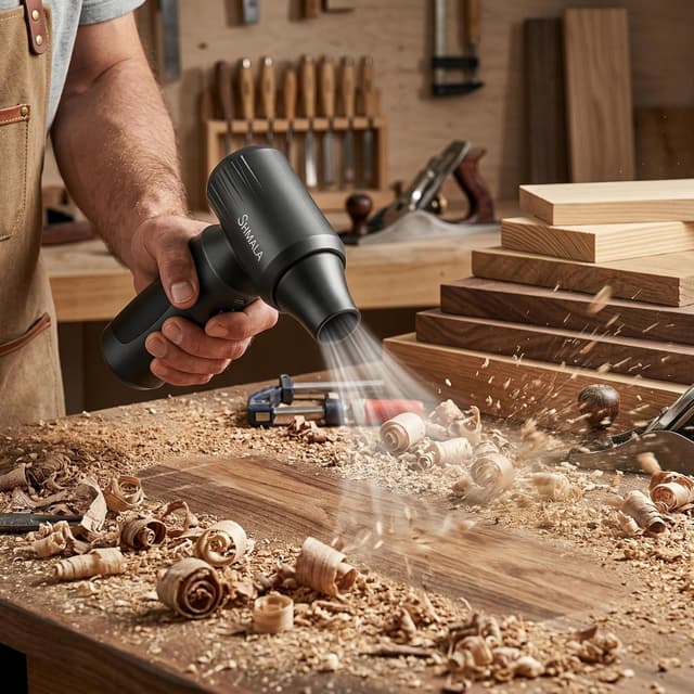 Detalle de SHMALA 300.000 U/min Staubbläser Akku