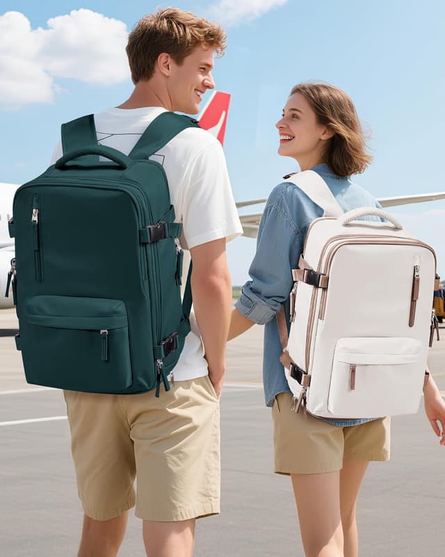 Detalle de SZLX Vacuum Compression Backpack Travel Bag with Pump — cabin fit for Ryanair and other airlines