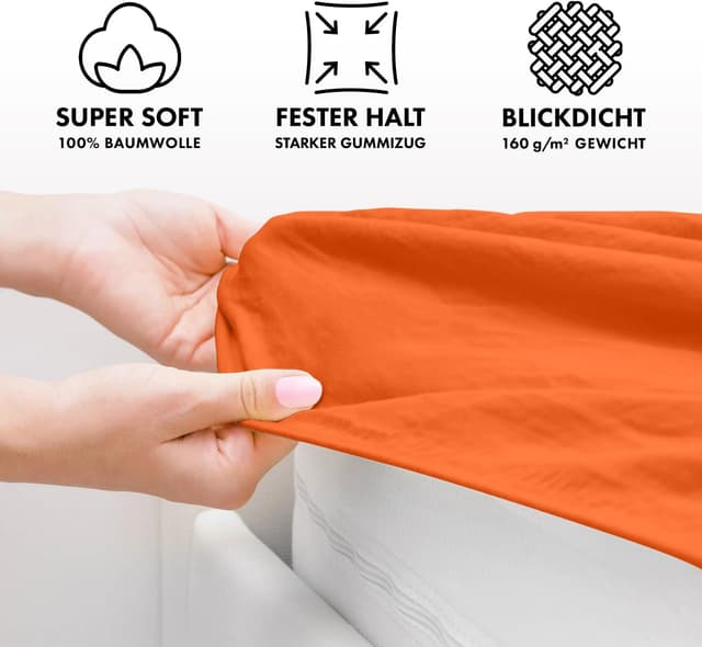 Detalle de Jacobson Jersey Spannbettlaken 60x120 cm