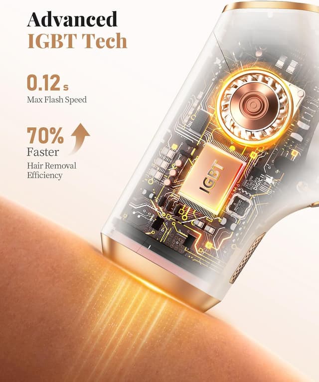 Thumbnail 6 de Haarlosy IPL Laser Hair Removal Device 1,000,000 flashes