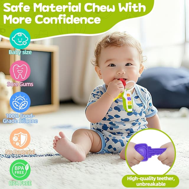 Detalle 2 de Beißring Baby Autoschlüssel Spielzeug