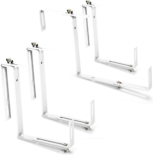 Imagen de com-Four® Soporte ajustable 4 unidades para balcón en OfertitasTOP