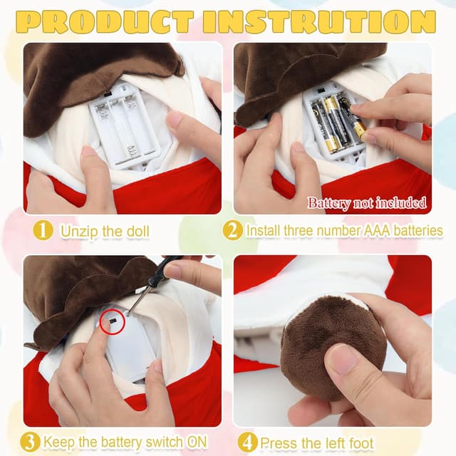 Thumbnail 6 de Yelakey Jesus plush 15 in with light