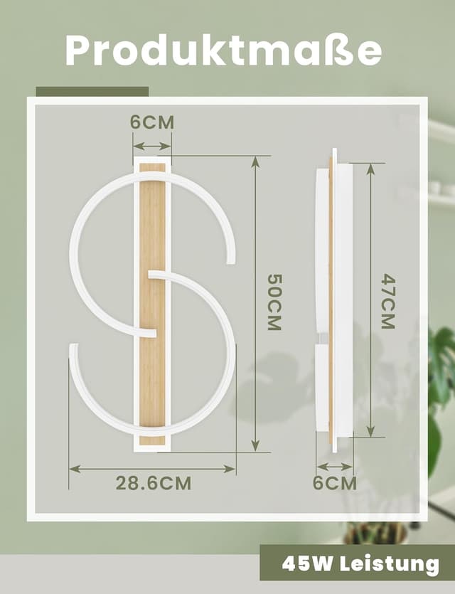 Thumbnail 5 de LUOLONG Deckenleuchte 50cm