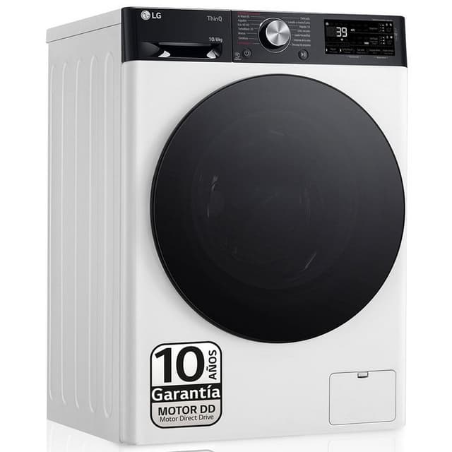 Detalle de LG F4DR7510AGW lavasecadora 10kg/6kg