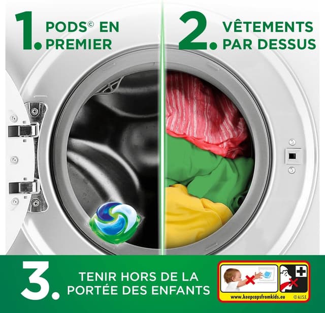 Thumbnail 6 de Ariel PODS 4en1 Lessive en capsule Original – 88 lavages (2x44), efficace même à froid