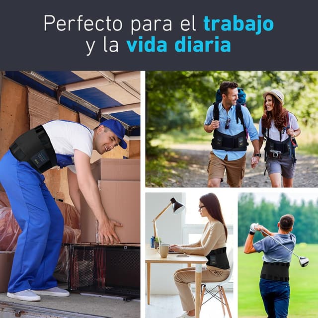 Thumbnail 7 de Clever Yellow Faja Lumbar Terapéutica Grado Médico para Espalda