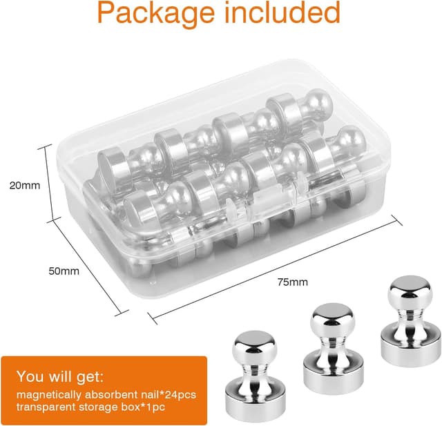 Thumbnail 6 de AiQInu 24 Magneti Neodimio 12x16 mm potente