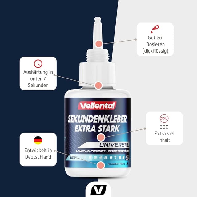 Thumbnail 6 de Sekundenkleber Gel Extra Stark – Superkleber für Kunststoff