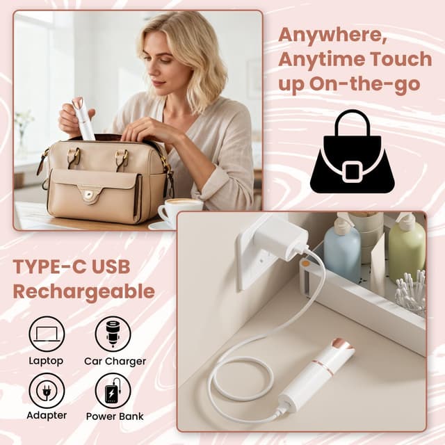 Thumbnail 6 de Vexloria 2-in-1 Eyebrow Trimmer for Women 🎀