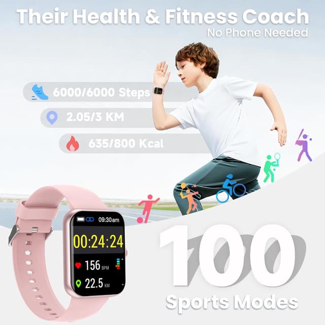 Thumbnail 1 de BJLBOJEY Kids Smart Watch 1.83