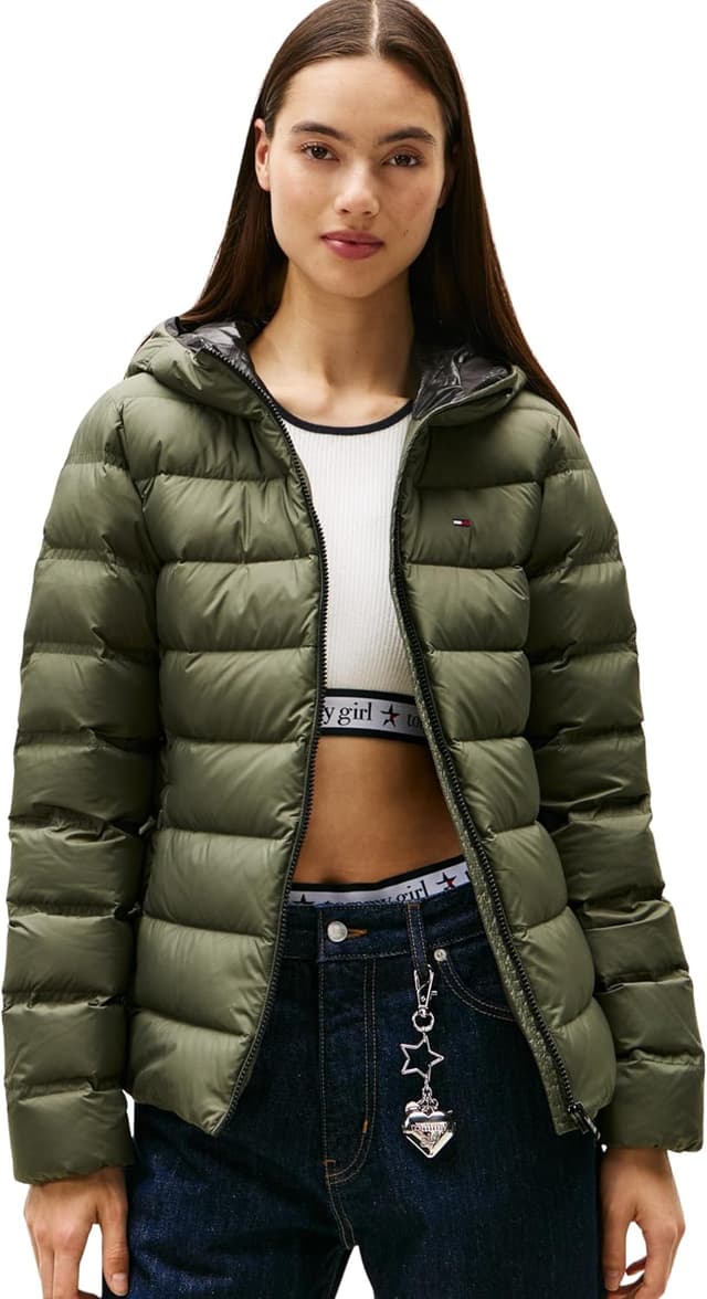 Thumbnail 6 de Tommy Jeans Veste matelassée femme slim avec capuche – entre-saison
