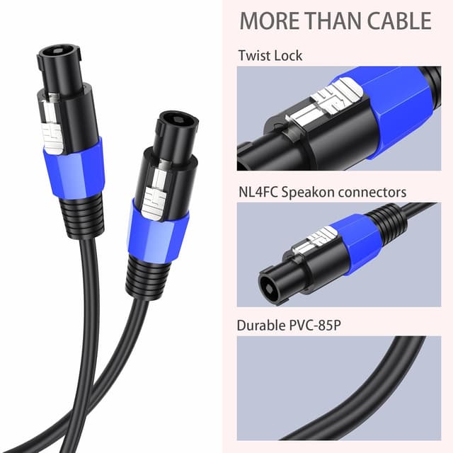 Detalle 2 de Speakon audio cable 30M 15 gauge