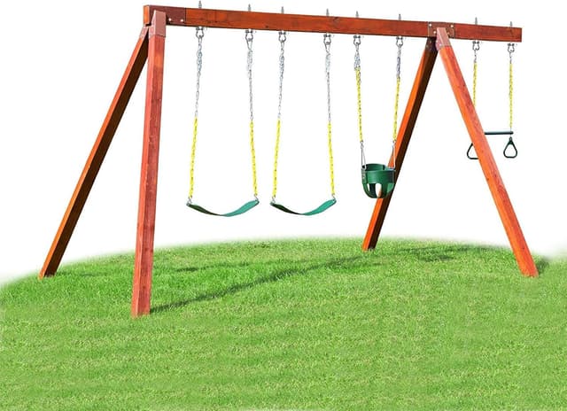 Thumbnail 6 de SELEWARE 4er Deckenhaken für Holzbalken & Stahlträger – 304-Edelstahl Schwerlast-Schaukelhaken (drehbar, mit Lagern)