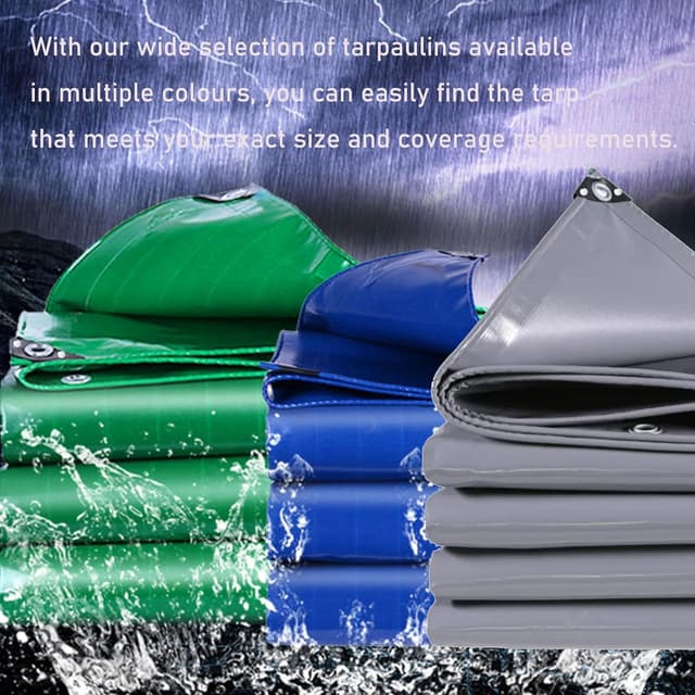 Thumbnail 5 de LDQBF Schutzplane 1,5 x 2,5 m PVC