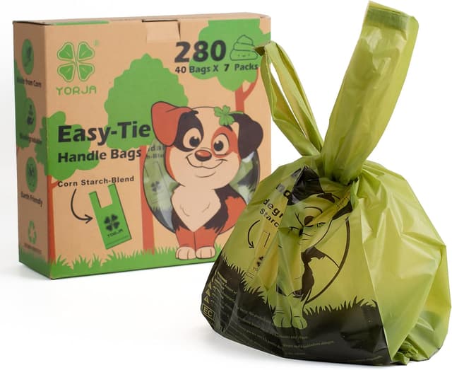 Thumbnail 6 de YORJA Tie Handles Dog Poo Bags 440 pack