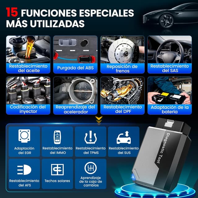 Thumbnail 4 de KINGBOLEN EDIAG Elite OBD2 Diagnóstico Bluetooth