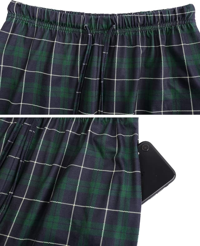 Thumbnail 4 de iClosam Damen Schlafanzug Kurzarm Set