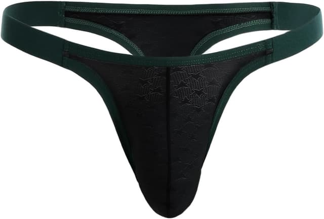 Detalle de Casey Kevin CK2104 Black Low Rise Men’s G-string Thong (XXL)