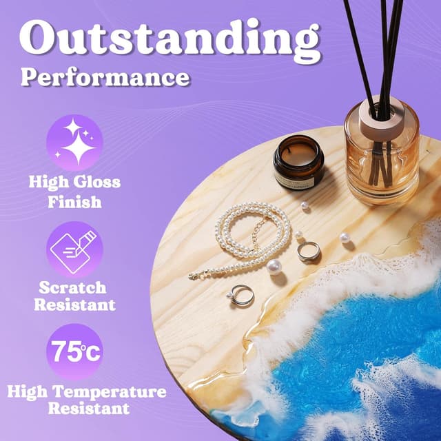 Thumbnail 2 de LET'S RESIN Casting Epoxy Resin Kit 1L for Art 🧪