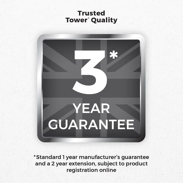 Thumbnail 6 de Tower Ceraglide Ultra Speed Iron T22013PR with Ceramic Soleplate, 3100W Steam Boost