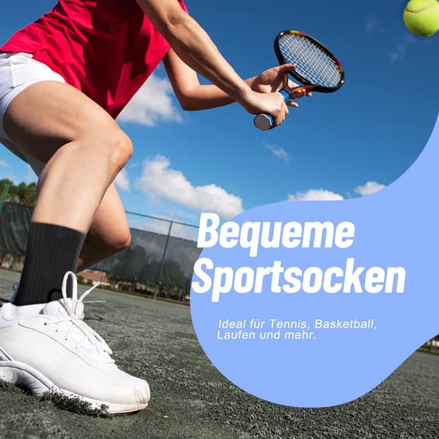 Detalle 2 de TUUHAW Tennissocken 6 bis 12 Paar