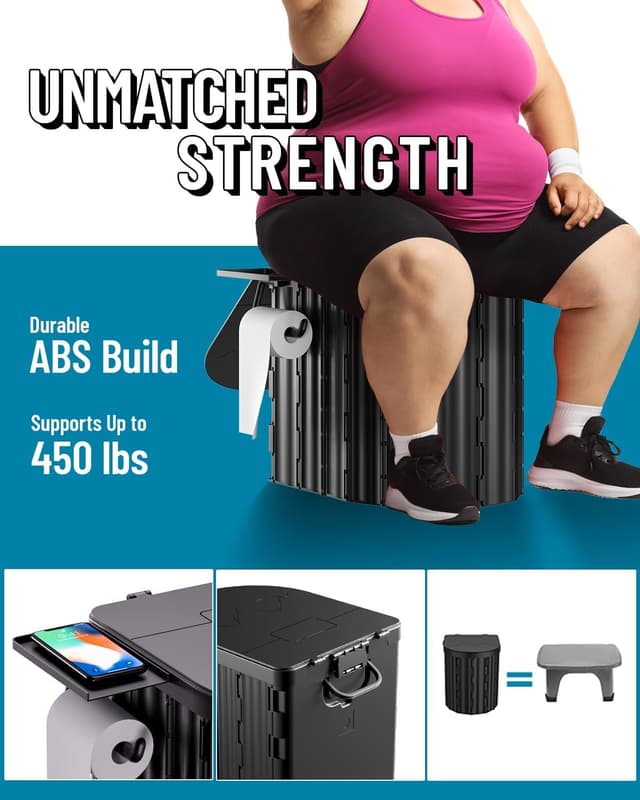 Thumbnail 4 de Portable Toilet Odorless Camping Toilet 🚽