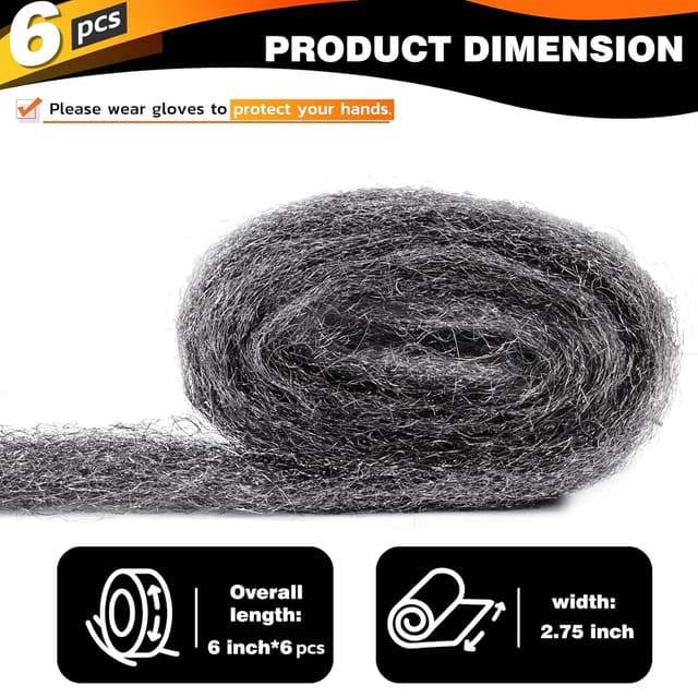 Thumbnail 1 de Steel Wool Mice 0000 6 Pack