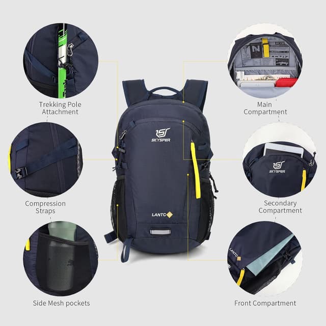 Detalle 2 de SKYSPER Lantc 20 zaino trekking 20 L