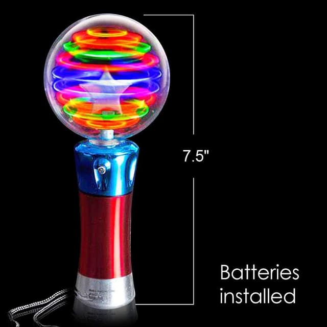 Detalle de ArtCreativity Spinning Light Up Toy Wand 7.5