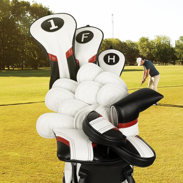 Thumbnail 5 de Golf Club Wood Head Covers PU Leather