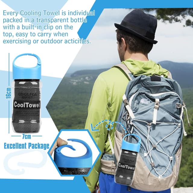 Thumbnail 3 de VAKKI Cooling Towel for Sports 1-Pack 🧣