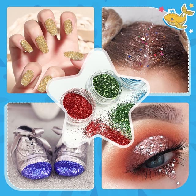 Thumbnail 4 de Bledras Glitzer Tattoo Set Kinder 30 Farben