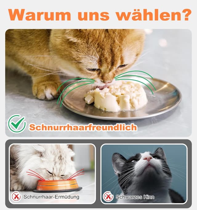 Detalle 2 de Supet Katzennapf 17 cm whiskerfreundlich