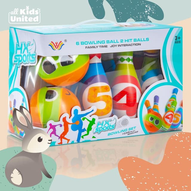 Thumbnail 6 de all Kids United Kegelspiel Bowling-Set XXL