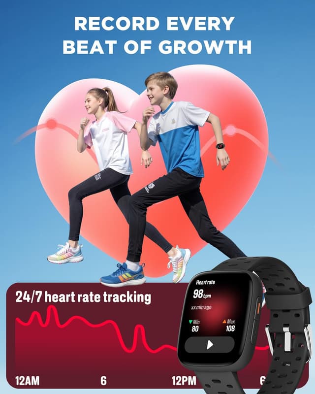 Detalle de BIGGERFIVE Kids Smart Watch 1.8 inch AMOLED