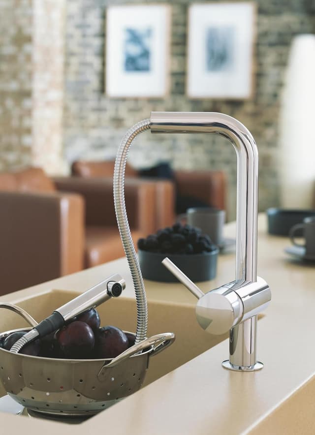 Detalle 2 de GROHE Minta QuickFix grifo cocina caño alto 360º 🚰
