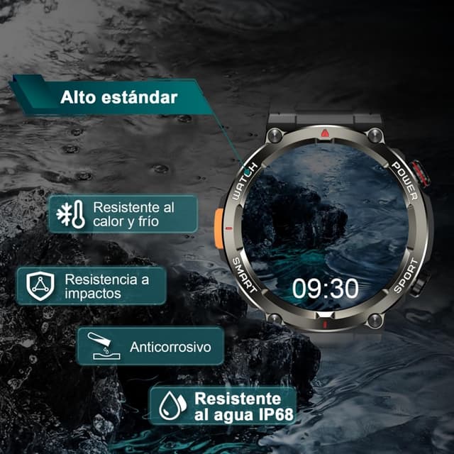 Detalle 2 de IOWODO Reloj Inteligente Hombre 1.45