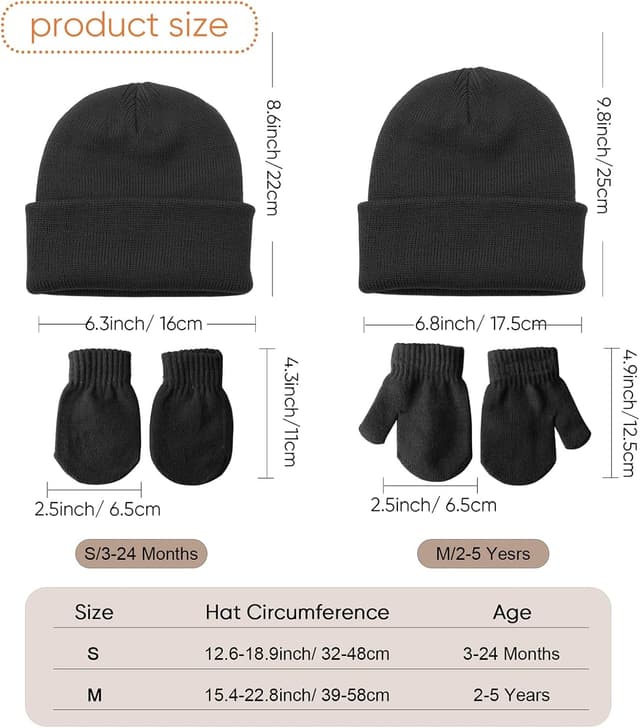 Detalle 2 de DRESHOW Baby beanie set 2 sizes