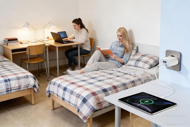 Thumbnail 4 de 25W USB-C caricabatterie doppio porta per iPhone