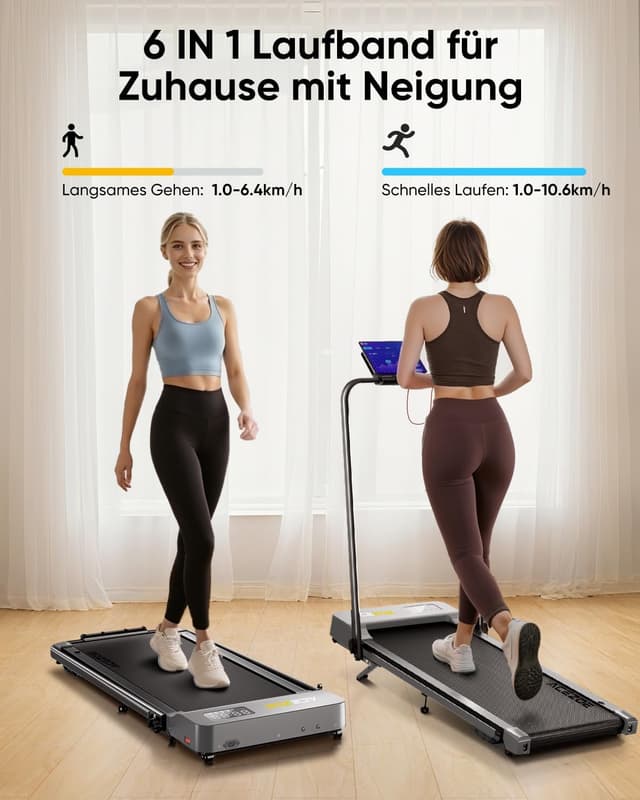 Thumbnail 1 de 6 in 1 Laufband klappbar 135 kg