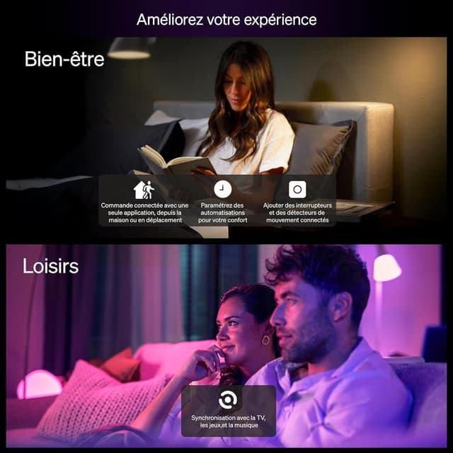 Thumbnail 6 de Philips Hue Kit de démarrage 4 ampoules
