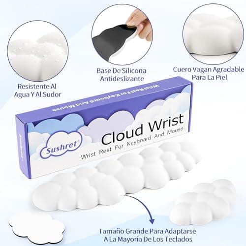 Thumbnail 4 de Sushret Cloud Wrist Rest 1pc for keyboard 🖱