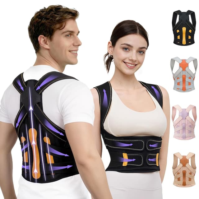 Imagen de Posture Corrector 5-Rod Full Back Support Large en OfertitasTOP
