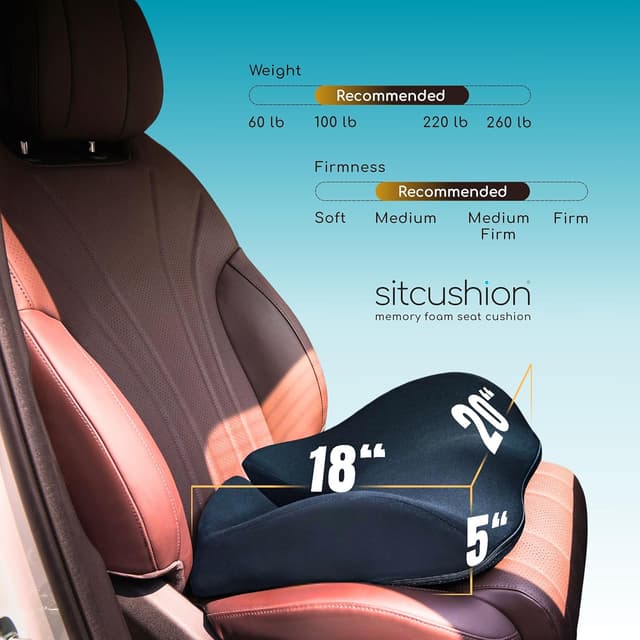 Thumbnail 5 de SitCushion Car Seat Cushion Extra Large