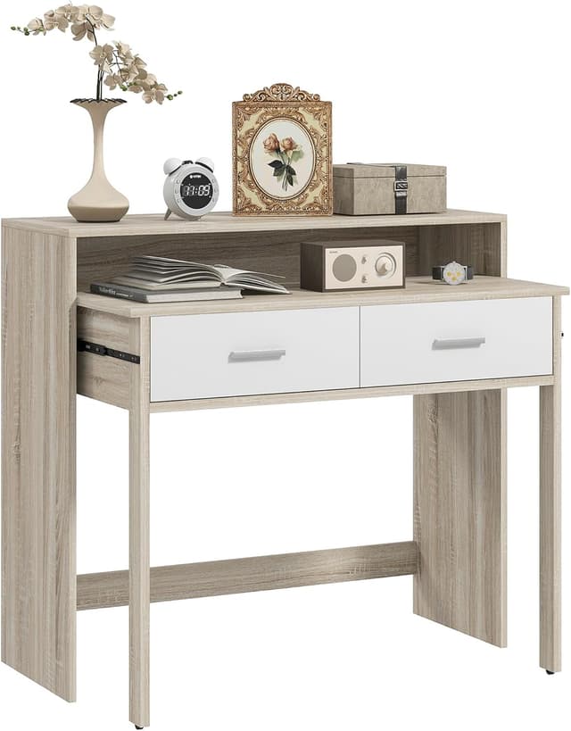Detalle de HOMCOM Table Console d'entrée 95l x 35P x 87H cm