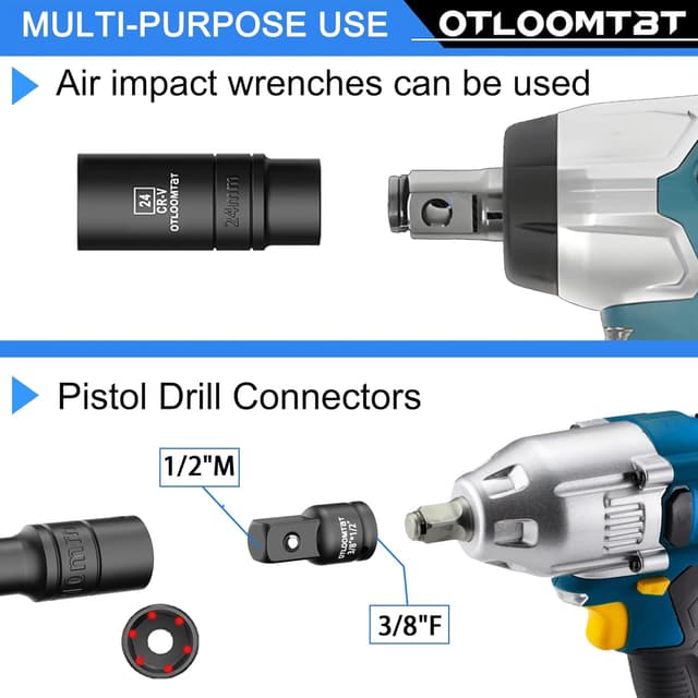 Thumbnail 6 de OTLOOMTBT 1/2" Drive Impact Socket Set — 32pcs