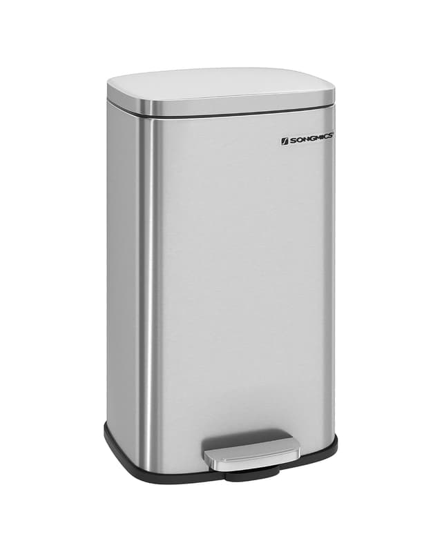 Detalle de SONGMICS 30L kitchen pedal bin LTB03NL
