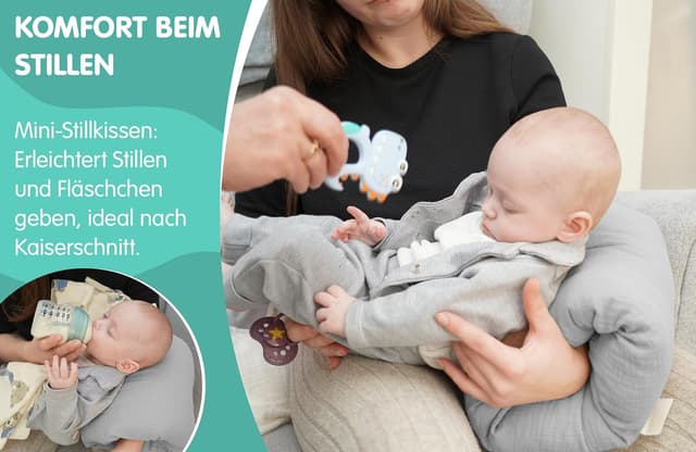 Detalle de Totsy Baby Cojín Muselina Lactancia 20 cm