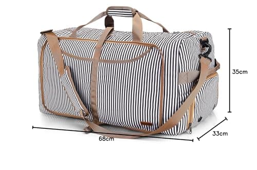 Thumbnail 7 de VS VOGSHOW Vogshow bolsa de viaje plegable grande impermeable 80L con compartimento para zapatos